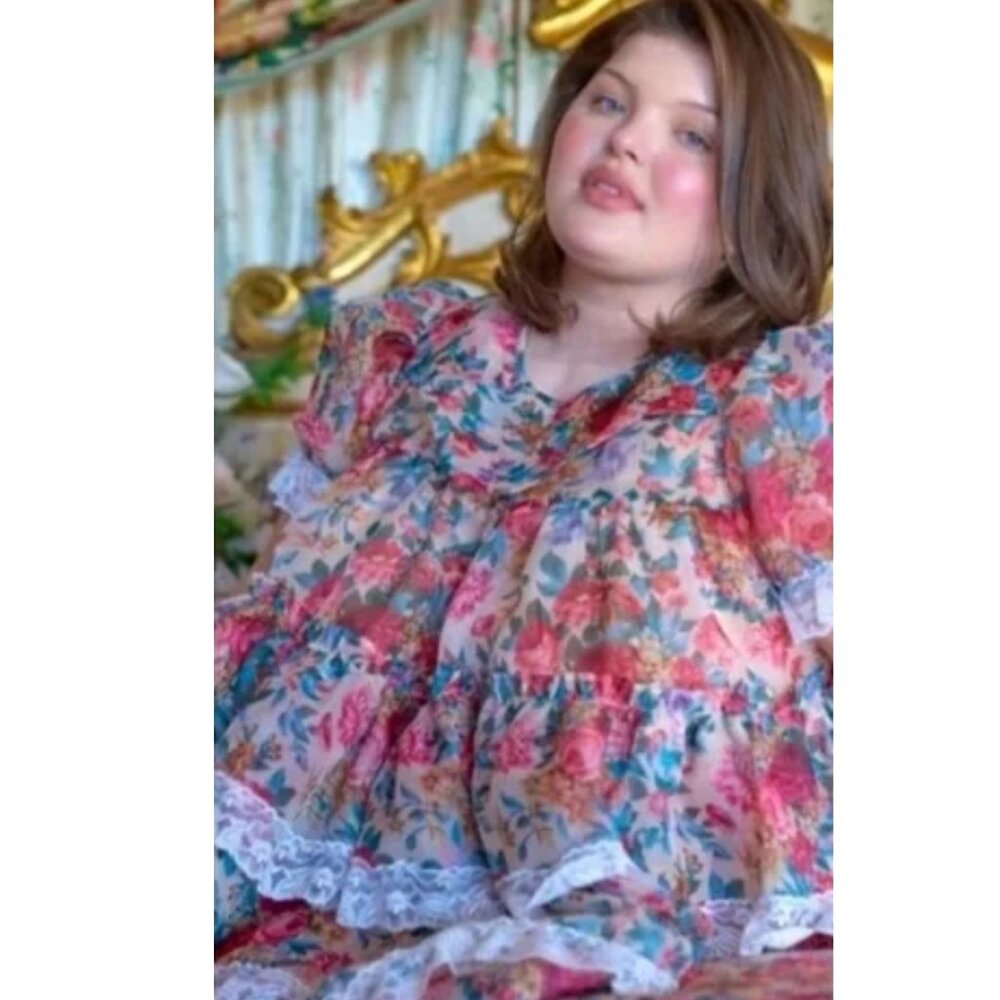 RARE!! Selkie L’ Apartmement Babydoll Sleeper Dress NWOT - Picture 12 of 13